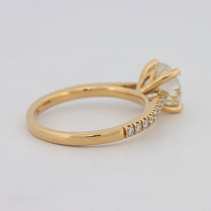 1.50 CT Round Solitaire Pavé Ring - ZIZOV DIAMONDS