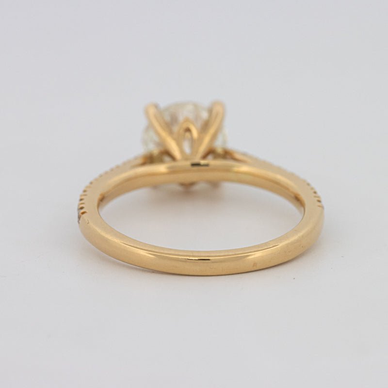 1.50 CT Round Solitaire Pavé Ring - ZIZOV DIAMONDS