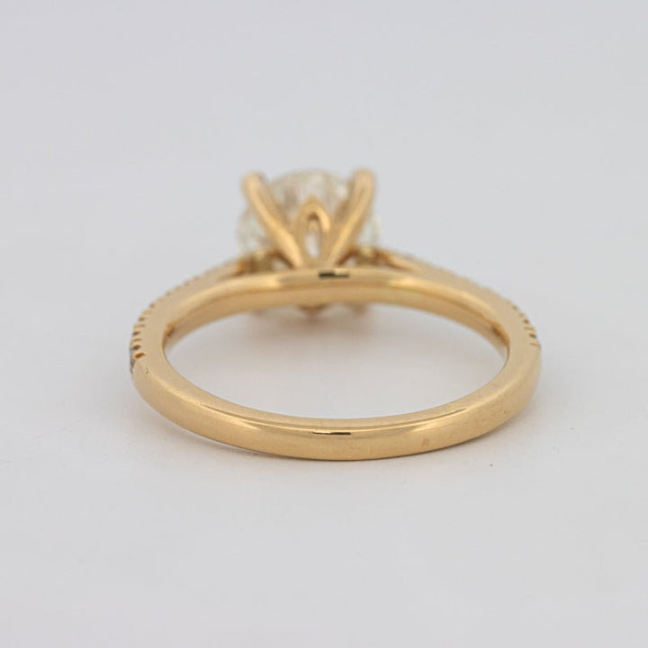 1.50 CT Round Solitaire Pavé Ring - ZIZOV DIAMONDS