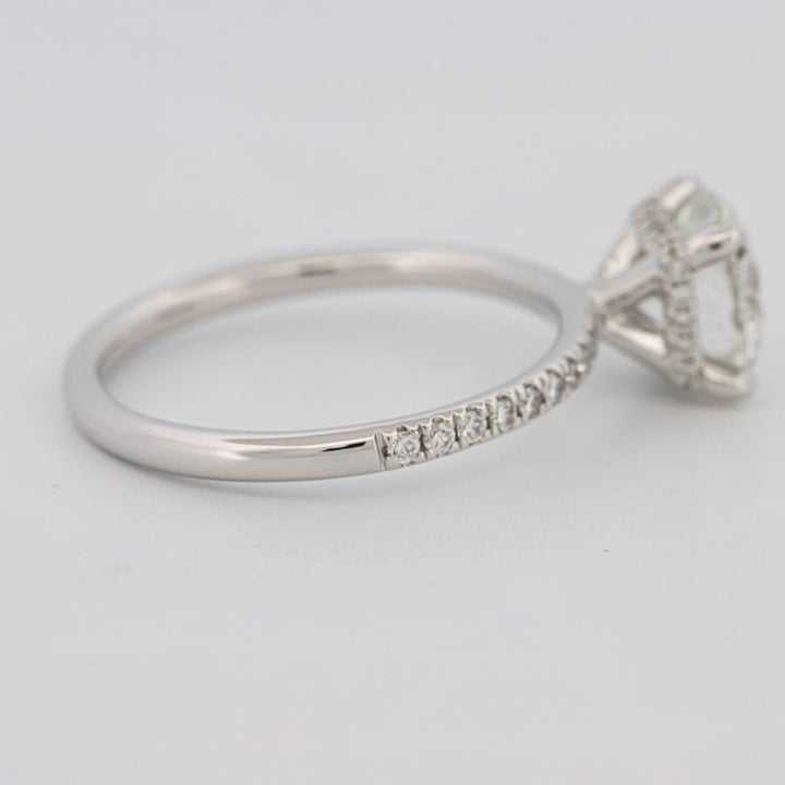 1.50 CT Under - Halo Brilliant Cut Pavé Solitaire (LG) - ZIZOV DIAMONDS