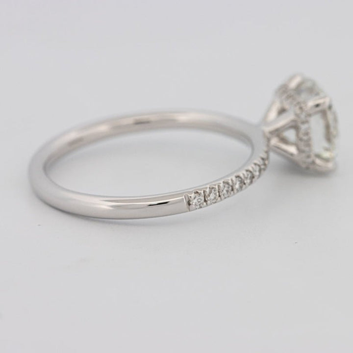 1.50 CT Under - Halo Brilliant Cut Pavé Solitaire (LG) - ZIZOV DIAMONDS