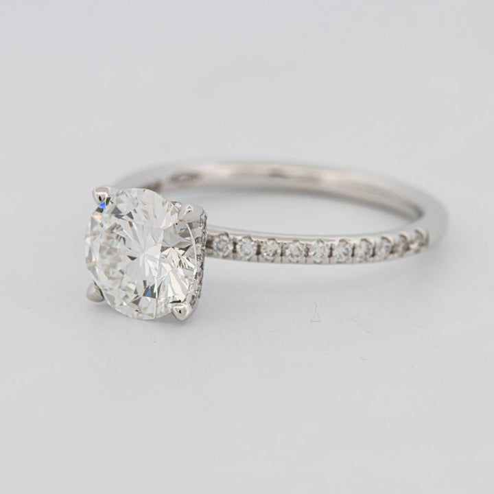 1.50 CT Under - Halo Brilliant Cut Pavé Solitaire (LG) - ZIZOV DIAMONDS