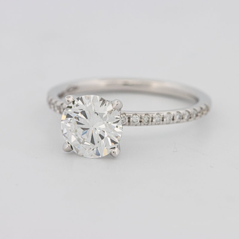 1.50 CT Under - Halo Brilliant Cut Pavé Solitaire (LG) - ZIZOV DIAMONDS
