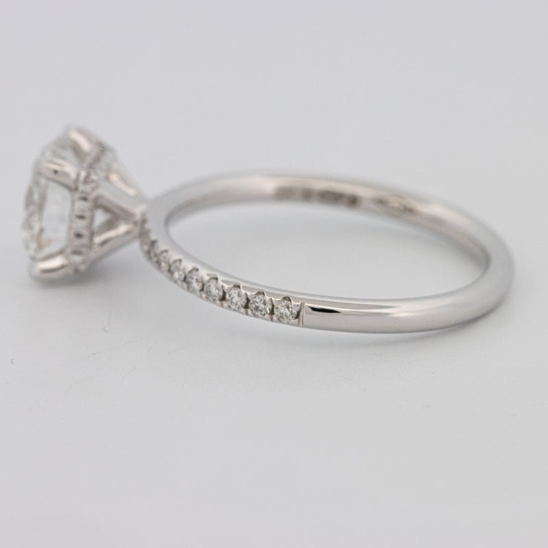 1.50 CT Under - Halo Brilliant Cut Pavé Solitaire (LG) - ZIZOV DIAMONDS