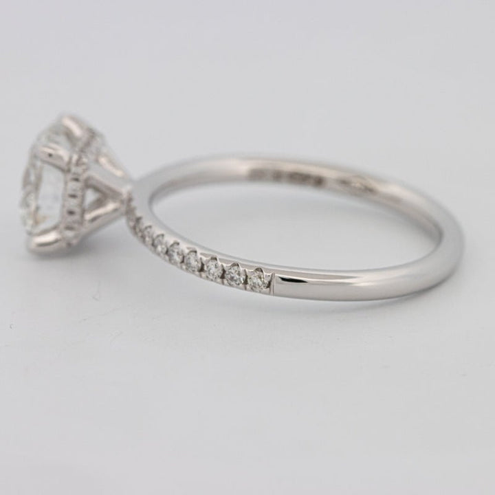 1.50 CT Under - Halo Brilliant Cut Pavé Solitaire (LG) - ZIZOV DIAMONDS