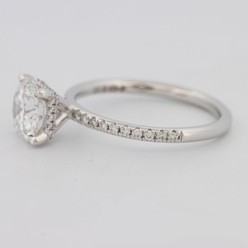 1.50 CT Under - Halo Brilliant Cut Pavé Solitaire (LG) - ZIZOV DIAMONDS