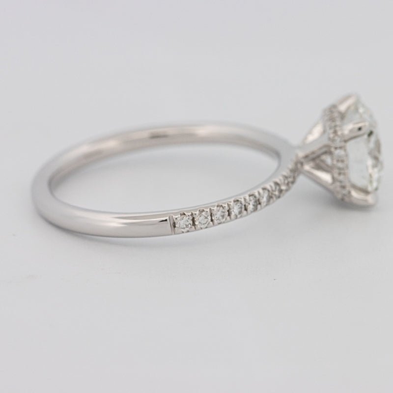 1.50 CT Under - Halo Brilliant Cut Pavé Solitaire (LG) - ZIZOV DIAMONDS