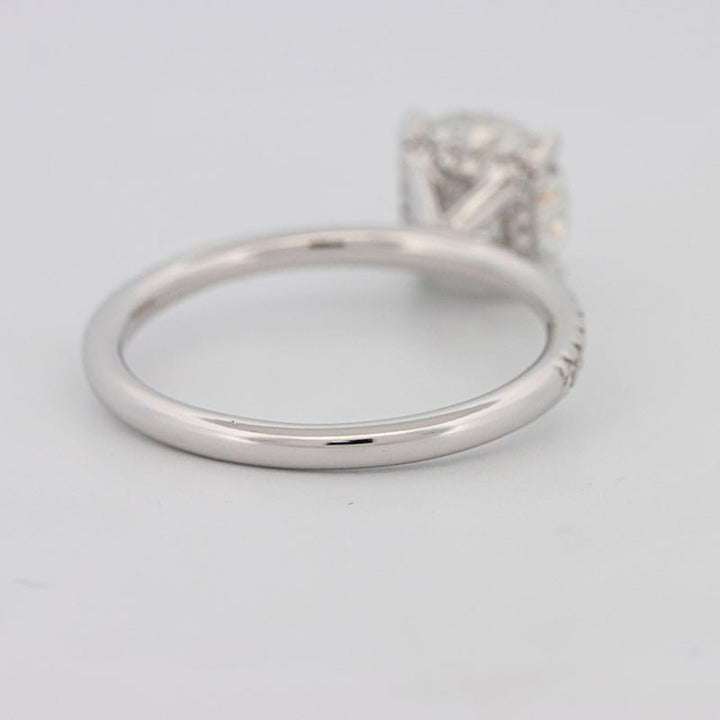 1.50 CT Under - Halo Brilliant Cut Pavé Solitaire (LG) - ZIZOV DIAMONDS