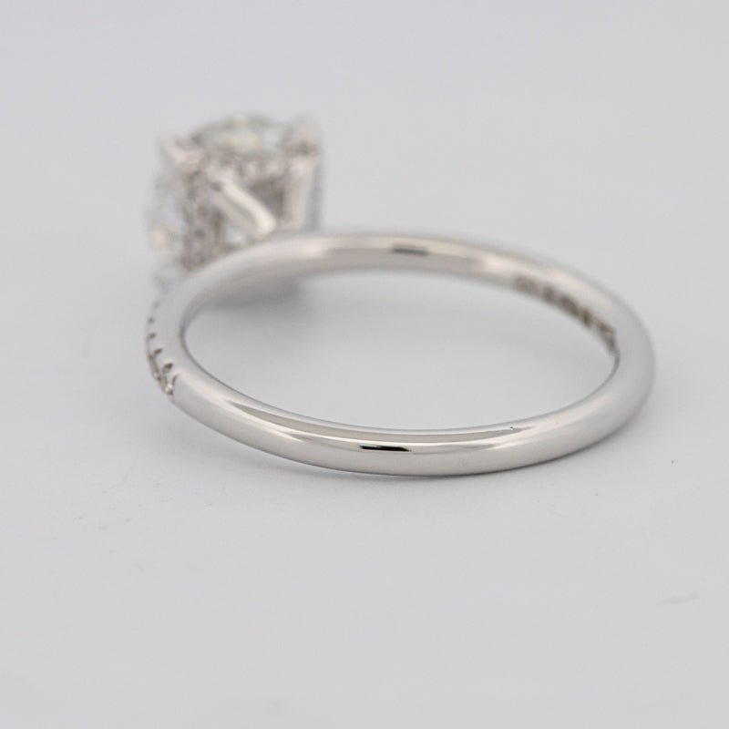 1.50 CT Under - Halo Brilliant Cut Pavé Solitaire (LG) - ZIZOV DIAMONDS