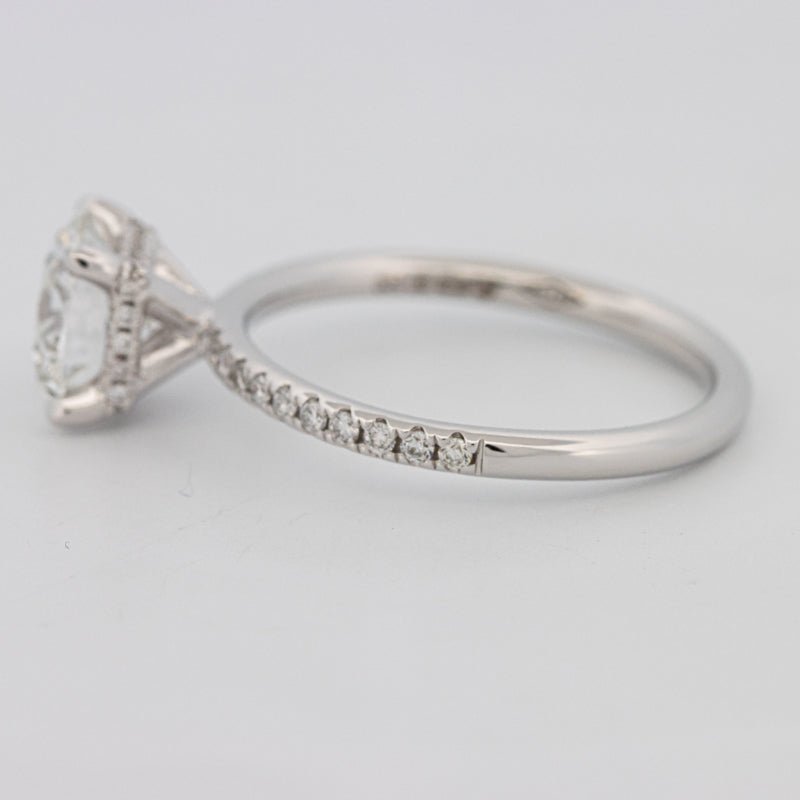 1.50 CT Under - Halo Brilliant Cut Pavé Solitaire (LG) - ZIZOV DIAMONDS