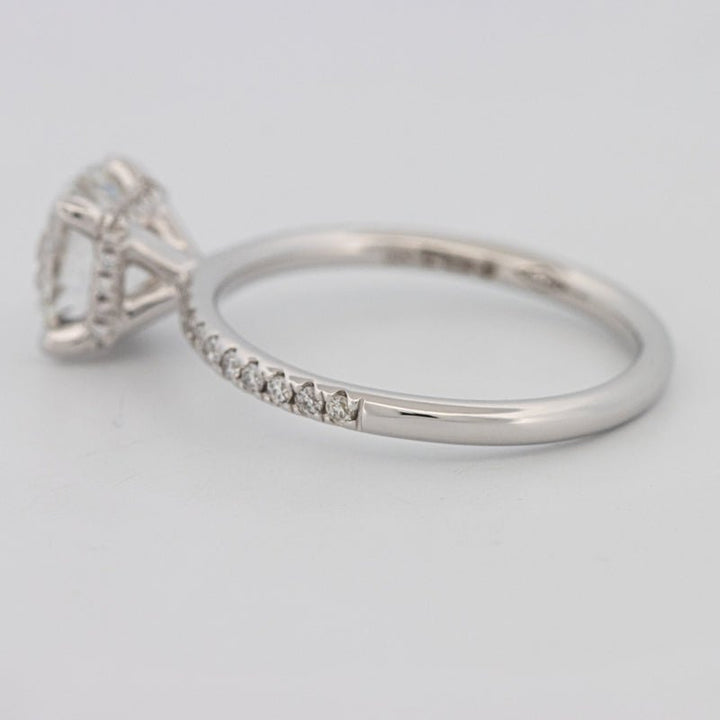 1.50 CT Under - Halo Brilliant Cut Pavé Solitaire (LG) - ZIZOV DIAMONDS