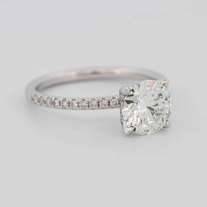 1.50 CT Under - Halo Brilliant Cut Pavé Solitaire (LG) - ZIZOV DIAMONDS