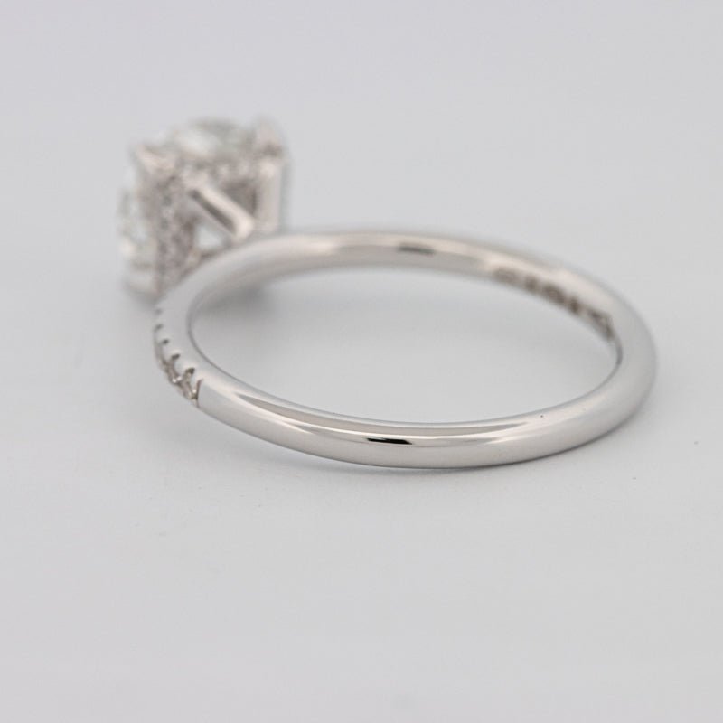 1.50 CT Under - Halo Brilliant Cut Pavé Solitaire (LG) - ZIZOV DIAMONDS