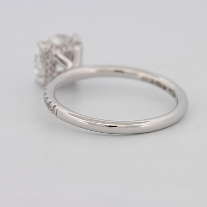 1.50 CT Under - Halo Brilliant Cut Pavé Solitaire (LG) - ZIZOV DIAMONDS