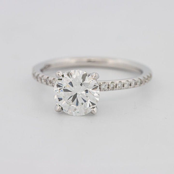 1.50 CT Under - Halo Brilliant Cut Pavé Solitaire (LG) - ZIZOV DIAMONDS