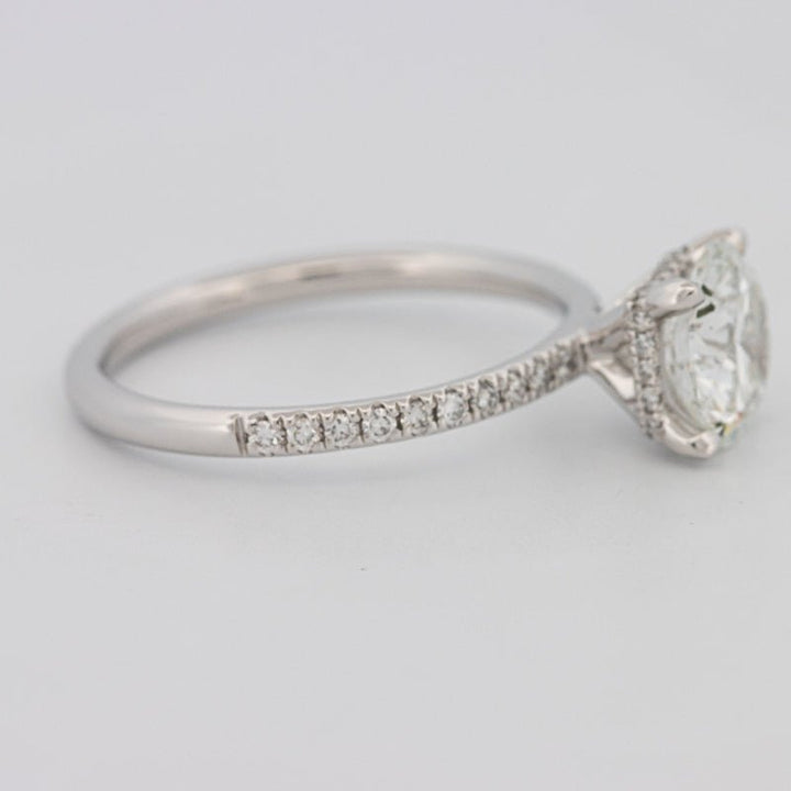 1.50 CT Under - Halo Brilliant Cut Pavé Solitaire (LG) - ZIZOV DIAMONDS