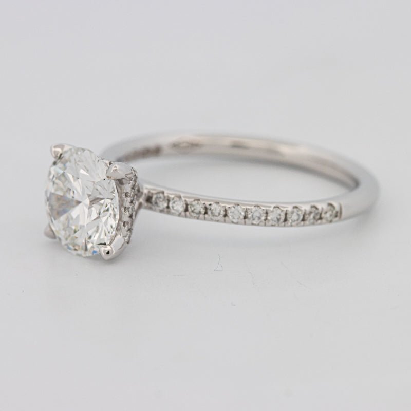 1.50 CT Under - Halo Brilliant Cut Pavé Solitaire (LG) - ZIZOV DIAMONDS