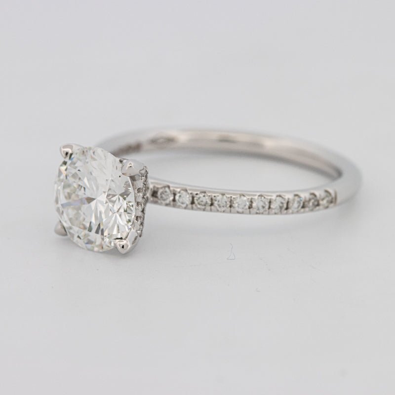 1.50 CT Under - Halo Brilliant Cut Pavé Solitaire (LG) - ZIZOV DIAMONDS