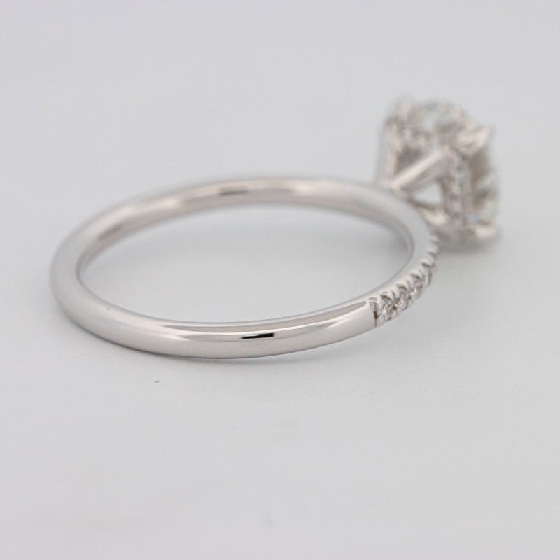 1.50 CT Under - Halo Brilliant Cut Pavé Solitaire (LG) - ZIZOV DIAMONDS