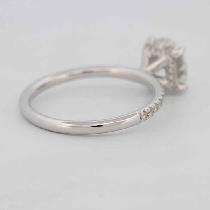 1.50 CT Under - Halo Brilliant Cut Pavé Solitaire (LG) - ZIZOV DIAMONDS