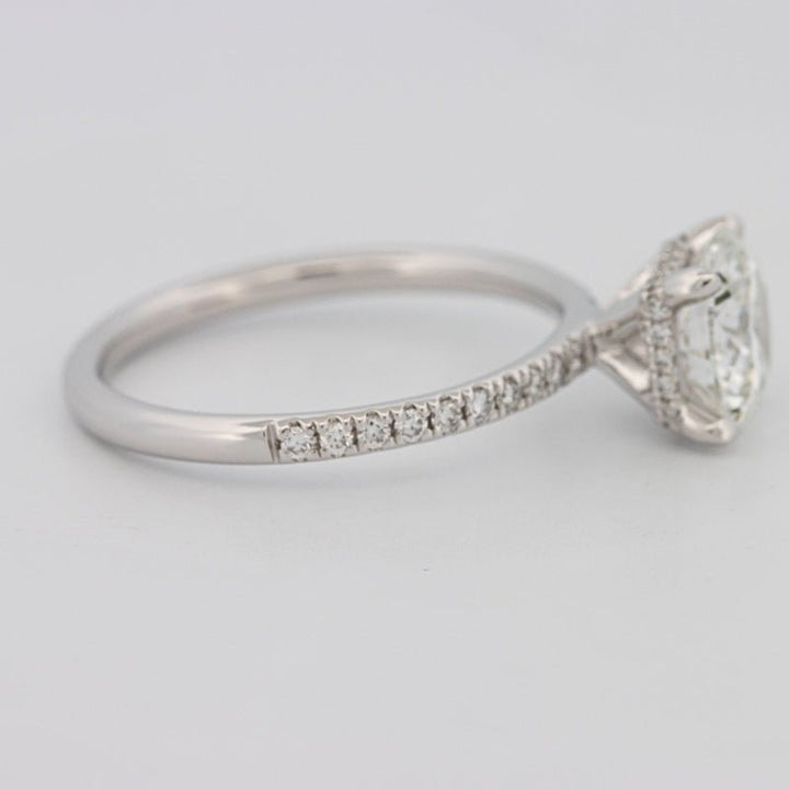 1.50 CT Under - Halo Brilliant Cut Pavé Solitaire (LG) - ZIZOV DIAMONDS