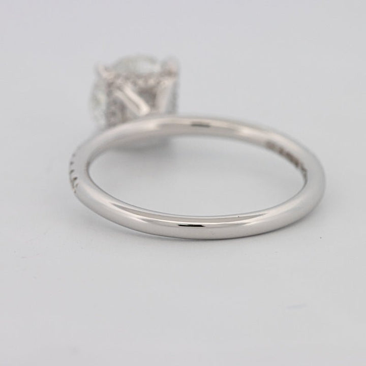 1.50 CT Under - Halo Brilliant Cut Pavé Solitaire (LG) - ZIZOV DIAMONDS