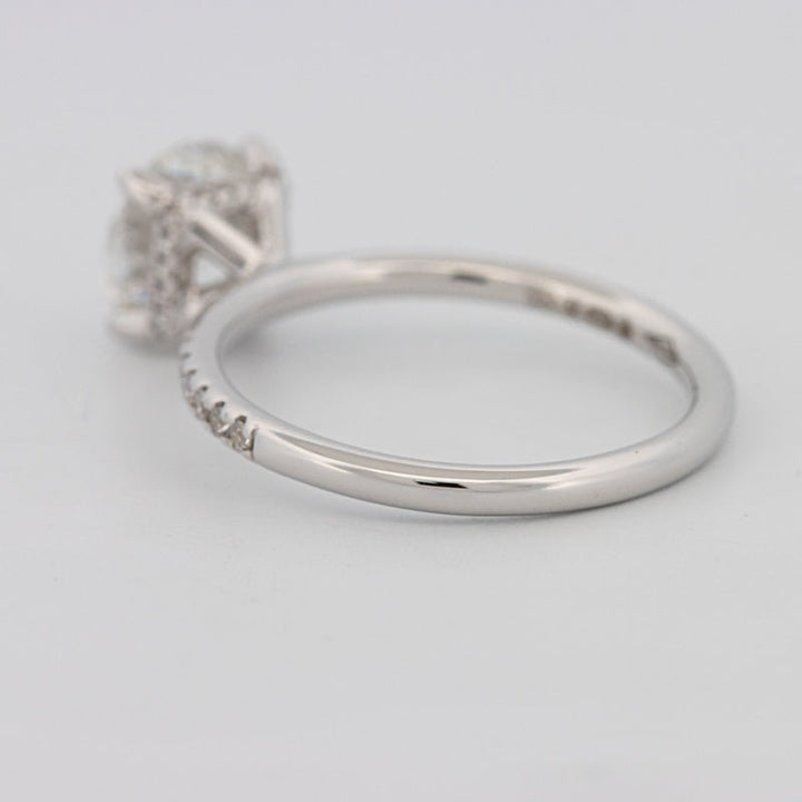 1.50 CT Under - Halo Brilliant Cut Pavé Solitaire (LG) - ZIZOV DIAMONDS