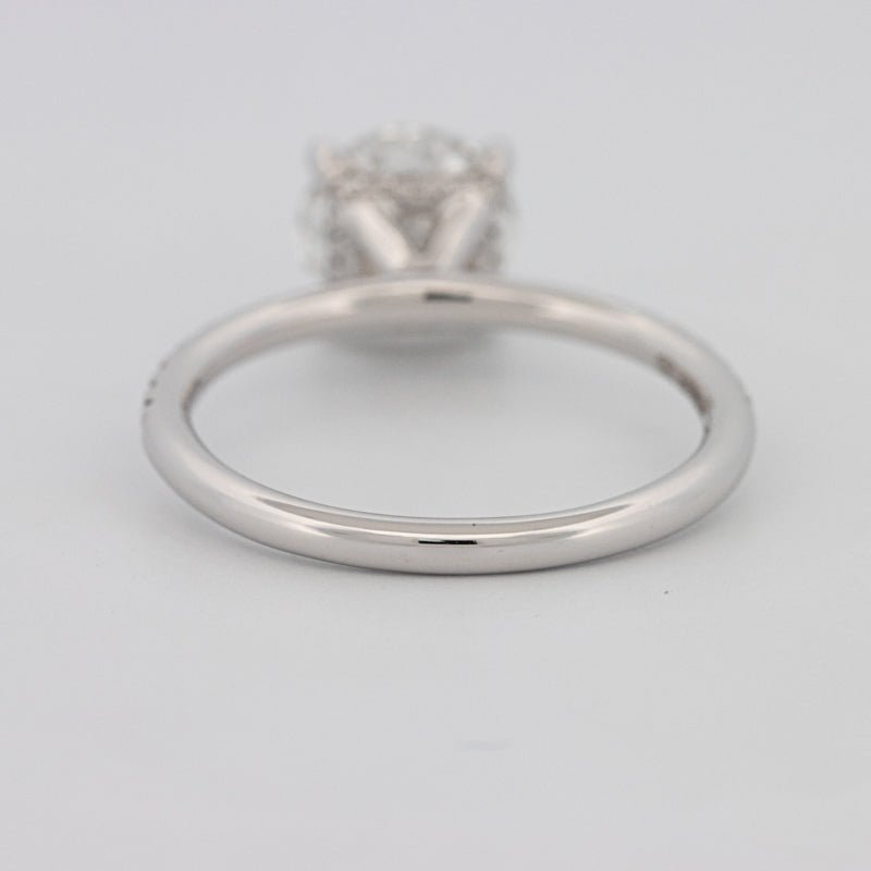 1.50 CT Under - Halo Brilliant Cut Pavé Solitaire (LG) - ZIZOV DIAMONDS
