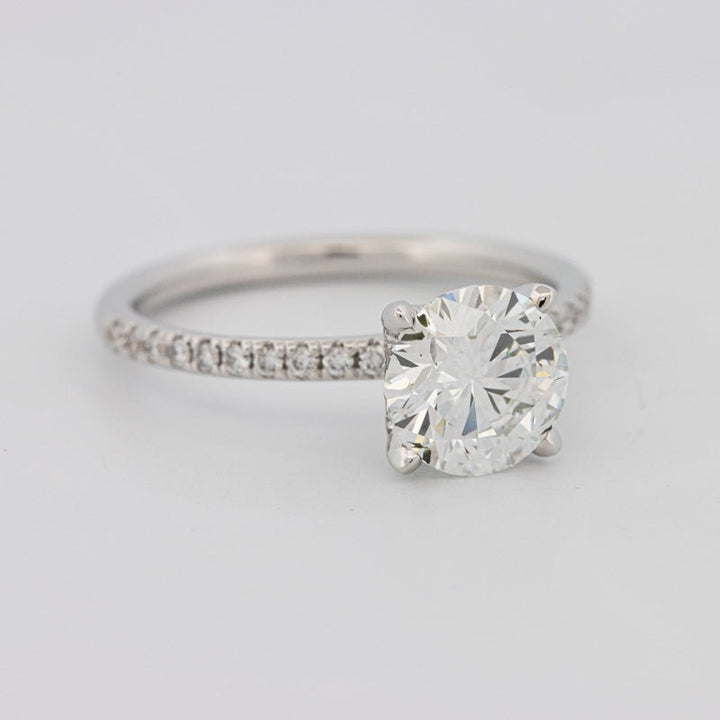 1.50 CT Under - Halo Brilliant Cut Pavé Solitaire (LG) - ZIZOV DIAMONDS