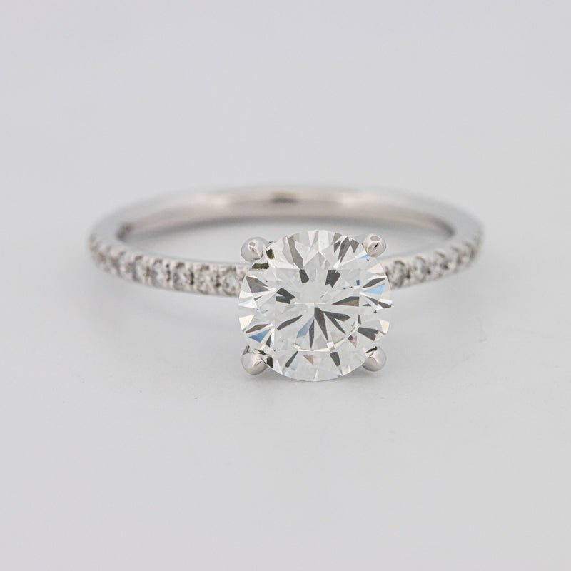 1.50 CT Under - Halo Brilliant Cut Pavé Solitaire (LG) - ZIZOV DIAMONDS