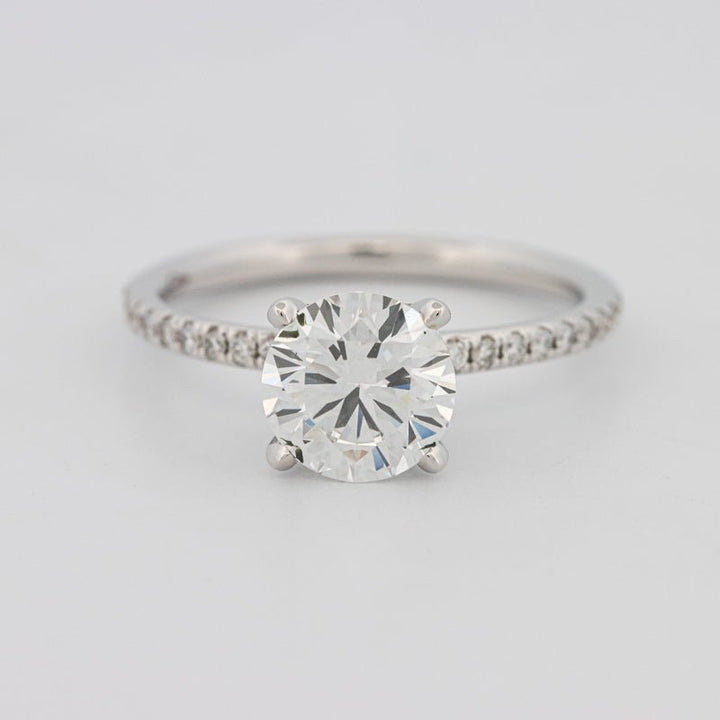 1.50 CT Under - Halo Brilliant Cut Pavé Solitaire (LG) - ZIZOV DIAMONDS