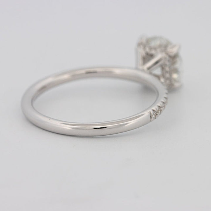 1.50 CT Under - Halo Brilliant Cut Pavé Solitaire (LG) - ZIZOV DIAMONDS