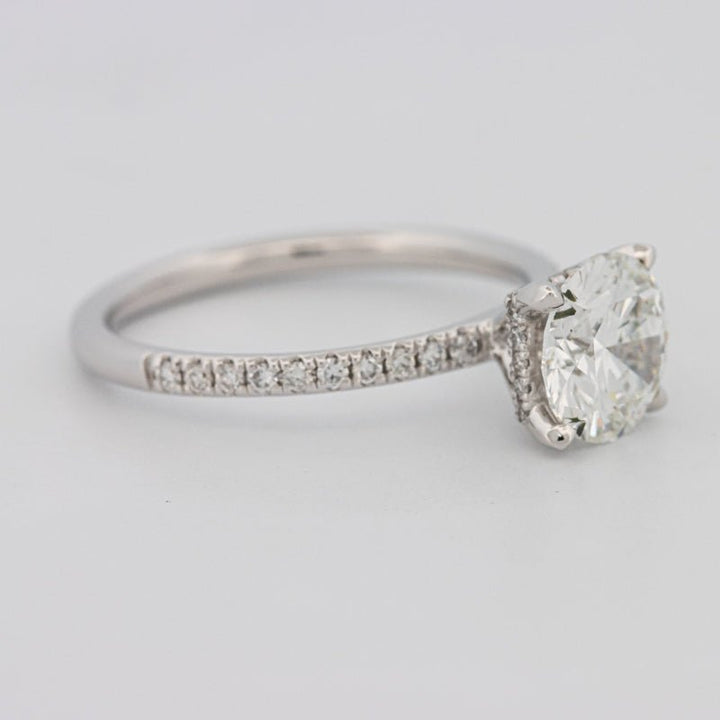 1.50 CT Under - Halo Brilliant Cut Pavé Solitaire (LG) - ZIZOV DIAMONDS