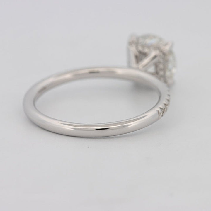 1.50 CT Under - Halo Brilliant Cut Pavé Solitaire (LG) - ZIZOV DIAMONDS