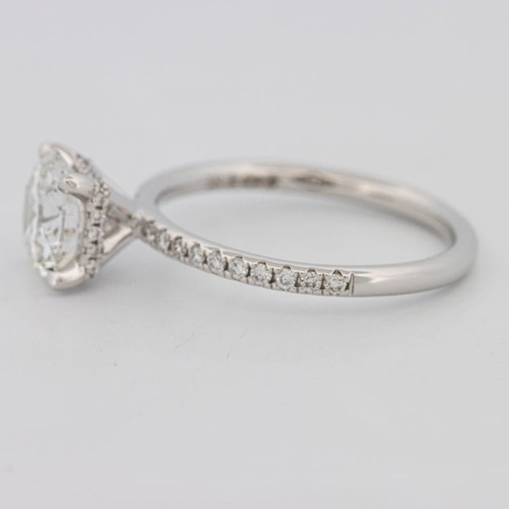 1.50 CT Under - Halo Brilliant Cut Pavé Solitaire (LG) - ZIZOV DIAMONDS