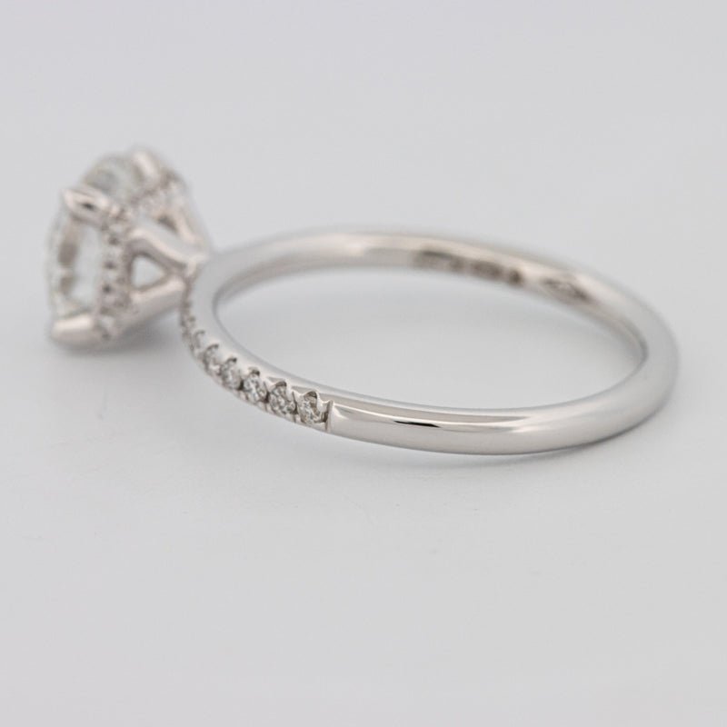 1.50 CT Under - Halo Brilliant Cut Pavé Solitaire (LG) - ZIZOV DIAMONDS