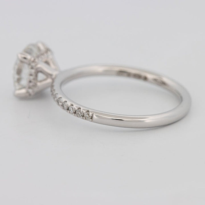 1.50 CT Under - Halo Brilliant Cut Pavé Solitaire (LG) - ZIZOV DIAMONDS