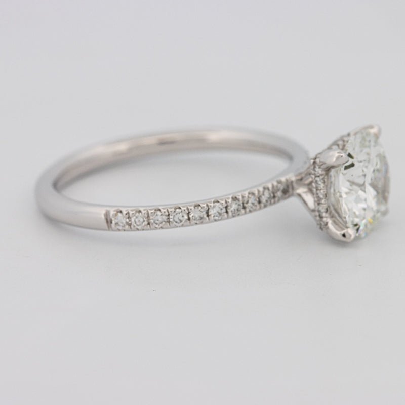 1.50 CT Under - Halo Brilliant Cut Pavé Solitaire (LG) - ZIZOV DIAMONDS