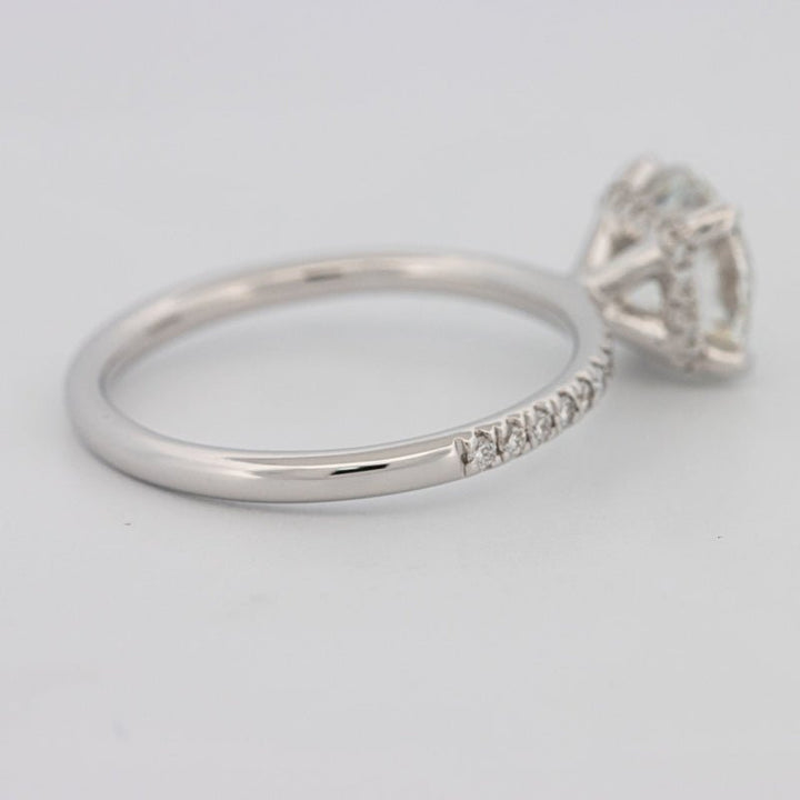 1.50 CT Under - Halo Brilliant Cut Pavé Solitaire (LG) - ZIZOV DIAMONDS