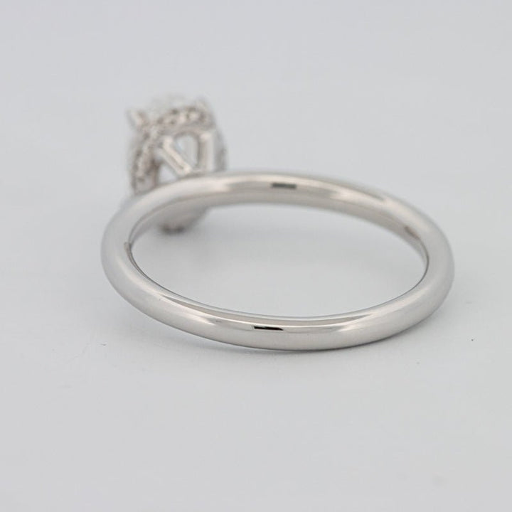 1.50 CT Under - Halo Oval Cut Solitaire - ZIZOV DIAMONDS