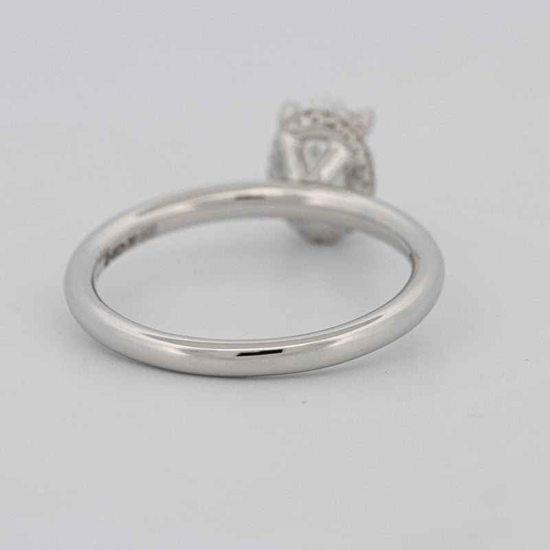 1.50 CT Under - Halo Oval Cut Solitaire - ZIZOV DIAMONDS