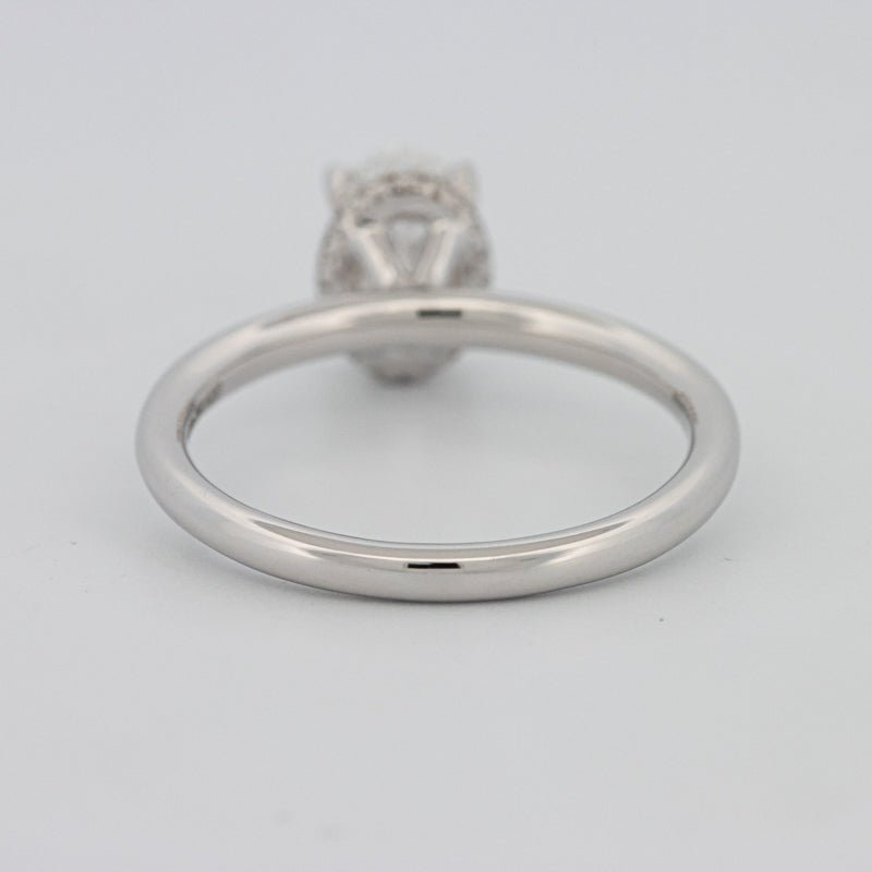 1.50 CT Under - Halo Oval Cut Solitaire - ZIZOV DIAMONDS