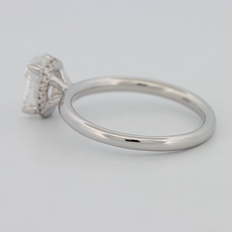 1.50 CT Under - Halo Oval Cut Solitaire - ZIZOV DIAMONDS