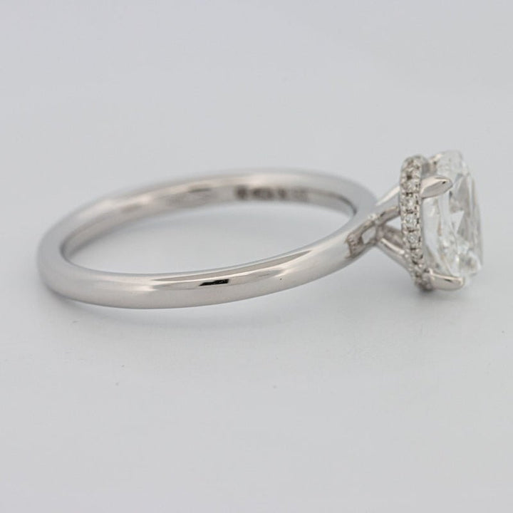 1.50 CT Under - Halo Oval Cut Solitaire - ZIZOV DIAMONDS