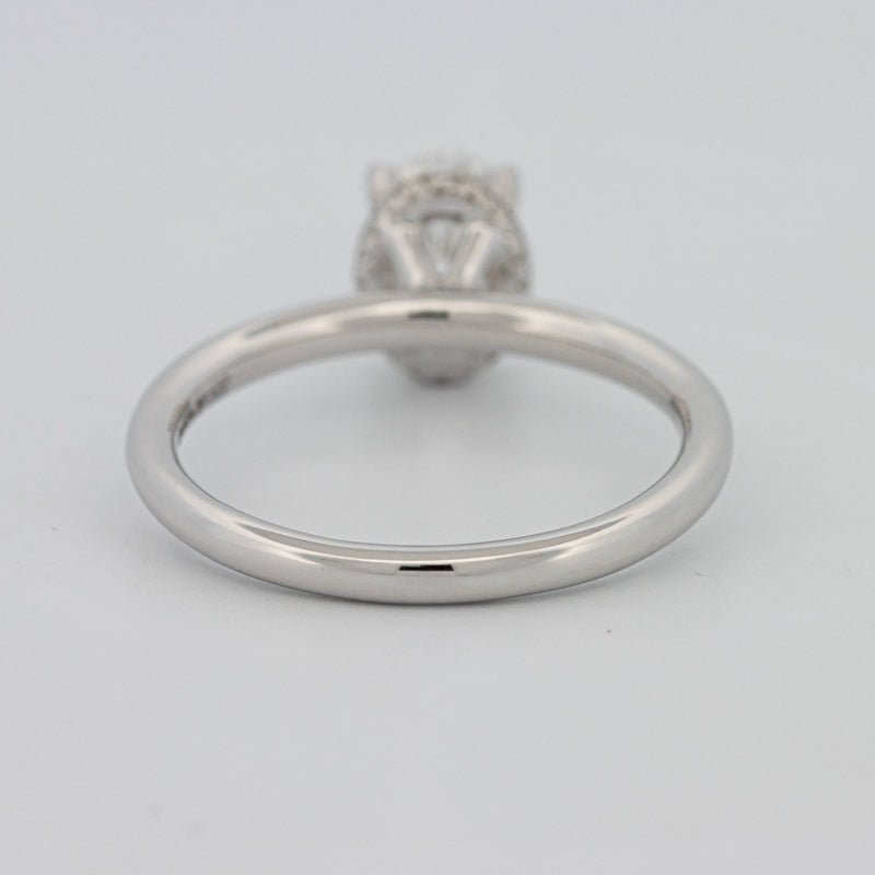 1.50 CT Under - Halo Oval Cut Solitaire - ZIZOV DIAMONDS