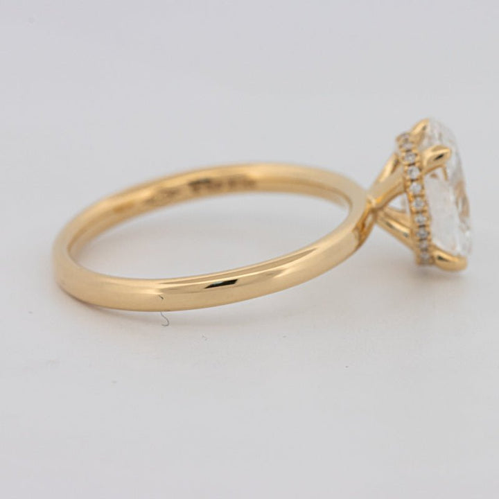 1.50 CT Under - Halo Oval Cut Solitaire (LG) - ZIZOV DIAMONDS