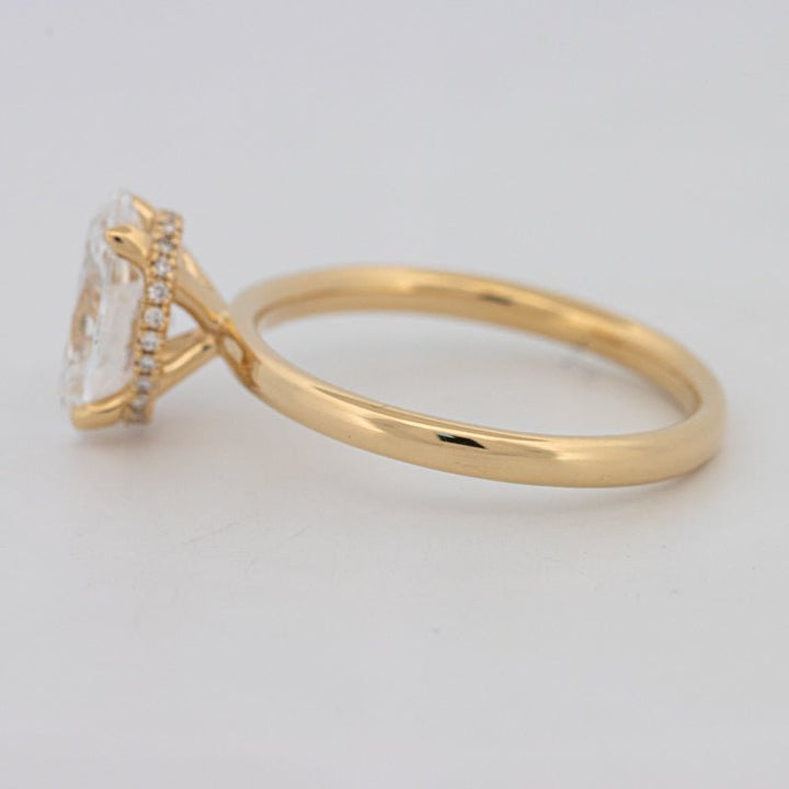 1.50 CT Under - Halo Oval Cut Solitaire (LG) - ZIZOV DIAMONDS