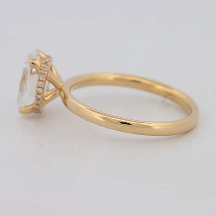 1.50 CT Under - Halo Oval Cut Solitaire (LG) - ZIZOV DIAMONDS