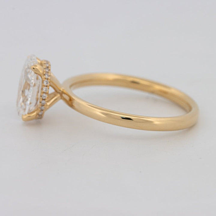 1.50 CT Under - Halo Oval Cut Solitaire (LG) - ZIZOV DIAMONDS