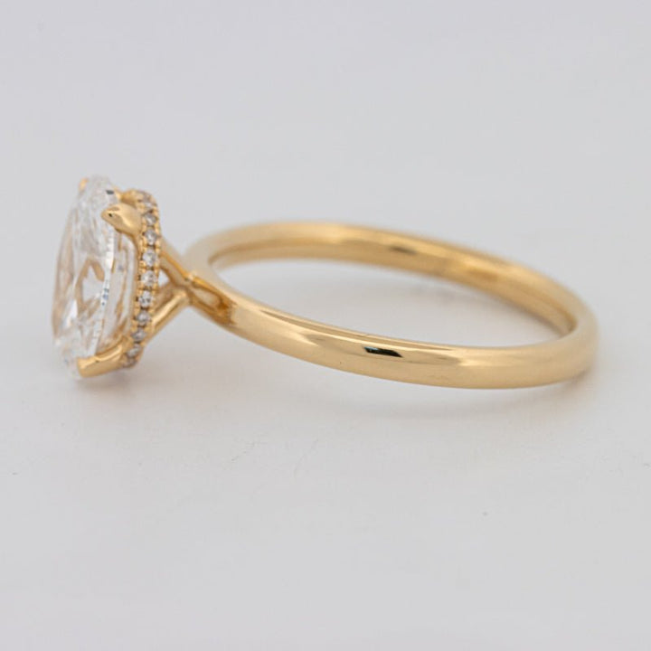 1.50 CT Under - Halo Oval Cut Solitaire (LG) - ZIZOV DIAMONDS